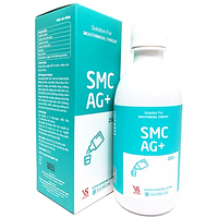SMC AG+ nước súc miệng sát khuẩn răng miệng, khử mùi hôi, hỗ trợ phòng chống viêm lợi (250ml)