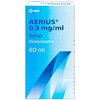 Aerius 0.5mg giảm ngứa sổ mũi chai 60ml