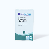 Blissberry Purehealth Immune K22 tăng sức đề kháng hộp 60 viên