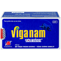 Tâm Bình Viganam hỗ trợ bổ thận tráng dương hộp 5 vỉ x 12 viên