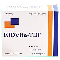 Siro uống KIDVita-TDF Hà Nam cung cấp các vitamin và axit amin cần thiết cho cơ thể (20 ống x 7,5ml)