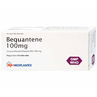 Thuốc Bequantene 100mg Mediplantex điều trị chứng rụng tóc lan tỏa (2 vỉ x 10 viên)