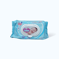 Bobby care khăn giấy ướt không hương gói 100 miếng