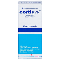 Corti RVN Roussel điều trị chàm thể tạng, chàm dạng đĩa, sần ngứa, vảy nến (Chai 8g)