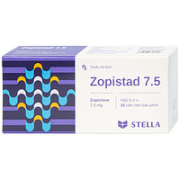 Thuốc Zopistad 7.5 Stella giúp hỗ trợ điều trị mất ngủ trong thời gian ngắn (1 vỉ x 10 viên)