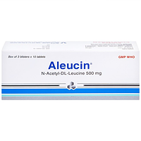 Aleucin 500mg Bidiphar điều trị các cơn chóng mặt (Hộp 3 vỉ x 10 viên)