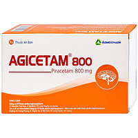 Agicetam 800 Agimexpharm dùng để điều trị triệu chứng chóng mặt (10 vỉ x 10 viên)
