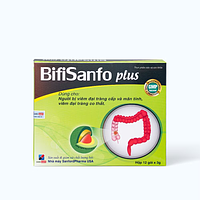 BifiSanfo Plus men vi sinh hỗ trợ tiêu hóa (Hộp 12 gói)