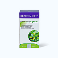 Healthy Life Green Living Sugar Less hỗ trợ giảm đường huyết hộp 60 viên