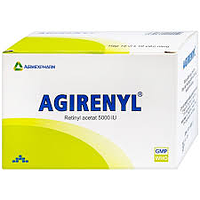 Agirenyl 5000IU phòng và trị triệu chứng thiếu vitamin A (10 vỉ x 10 viên)