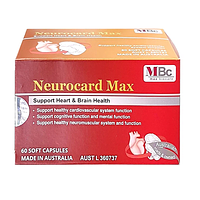 MBC Neurocard Max hỗ trợ não và tim mạch hộp 60 viên