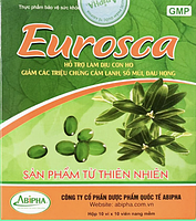 Abipha Eurosca viên uống giảm ho hộp 10 vỉ x 10 viên