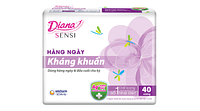 Băng vệ sinh hàng ngày Diana Sensi kháng khuẩn gói 40 miếng