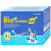 Bioacimin Gold Meracine cân bằng hệ vi sinh đường ruột, giảm nguy cơ rối loạn tiêu hóa (30 gói)