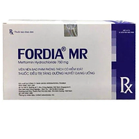 Fordia MR 750mg United điều trị tiểu đường típ 2 (Hộp 6 vỉ x 10 viên)