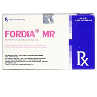 Fordia MR 500mg United điều trị đái tháo đường típ 2 (Hộp 6 vỉ x 10 viên)